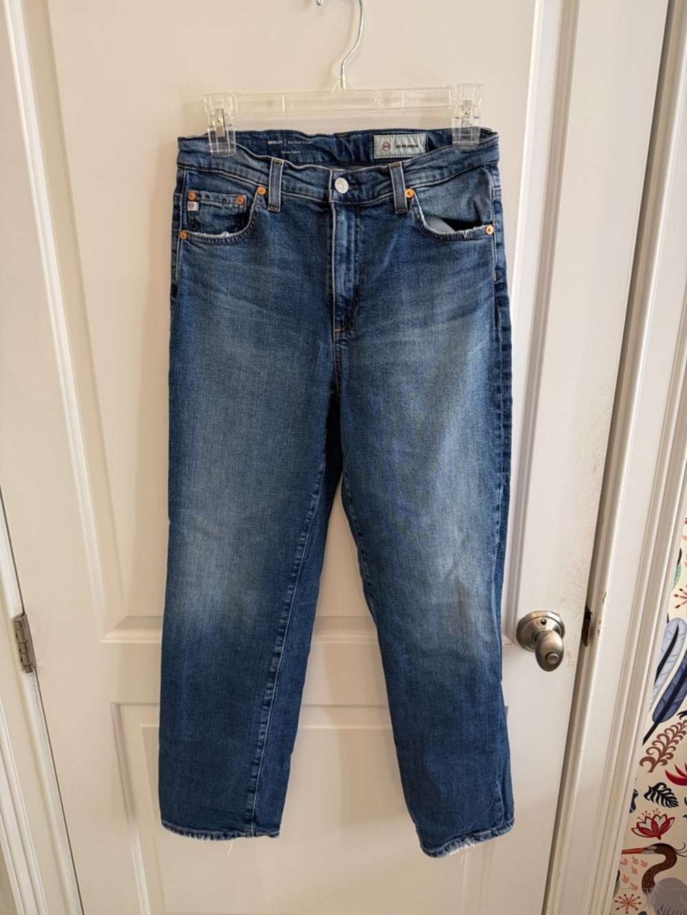 AG Classic Women's Mid-Blue Straight Jeans